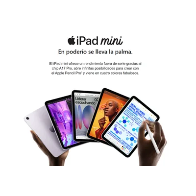 Apple iPad Mini 7 (2024) 128GB WiFi Purpura A17Pro