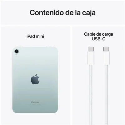 Apple iPad Mini 7 (2024) 128GB WiFi Azul A17Pro