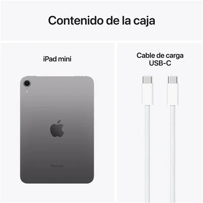 Apple iPad Mini 7 (2024) 128GB WiFi Gris Espacial A17Pro