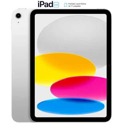 Apple iPad 11 (2025) A16 Wi-Fi+Celular 512GB Plata Apple iPad 11 (2025) A16 Wi-Fi+Celular 512GB Plata