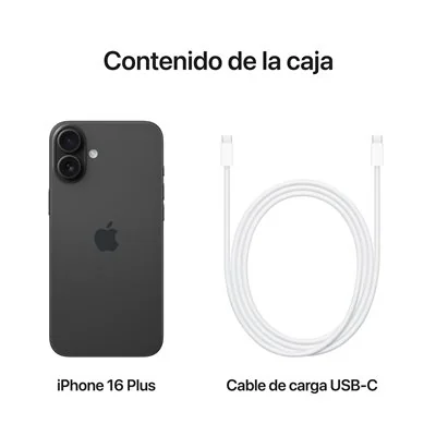 Apple Iphone 16 Plus 512GB Negro