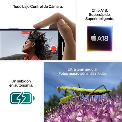 Apple iPhone 16 128GB Verde Azulado