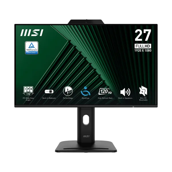 MSI PRO MP272PMG pantalla para PC 68,6 cm (27") 1920 x 1080 Pixeles Full HD LCD Negro