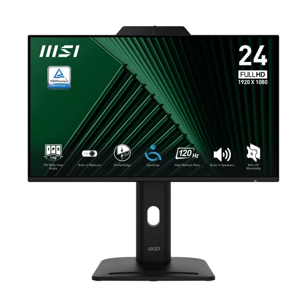 MSI Pro MP242PMG pantalla para PC 60,5 cm (23.8") 1920 x 1080 Pixeles Full HD LCD Negro