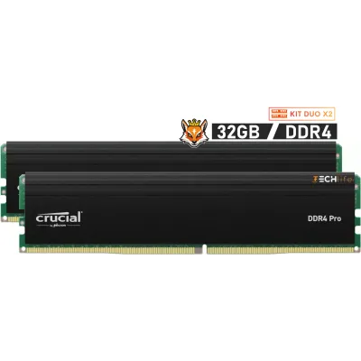 Crucial Pro CP2K16G4DFRA32A DDR4 3200 MHz 32GB 2x16 GB CL22