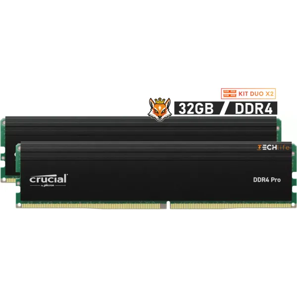 Crucial Pro CP2K16G4DFRA32A DDR4 3200 MHz 32GB 2x16 GB CL22