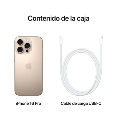 Apple iPhone 16 Pro 256GB Titanio Desierto