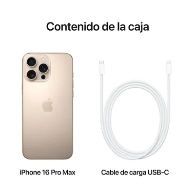 Apple iPhone 16 Pro Max 256GB Titanio Desierto