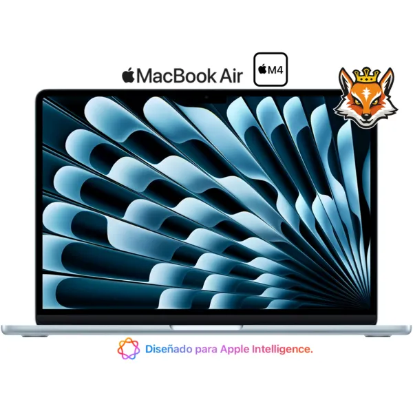 Apple MacBook Air 13 (2025) M4 CPU x10/GPU x8 16GB 256GB SSD Azul cielo