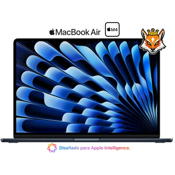 Apple MacBook Air 13 (2025) M4 CPU x10/GPU x10 16GB 512GB SSD Medianoche