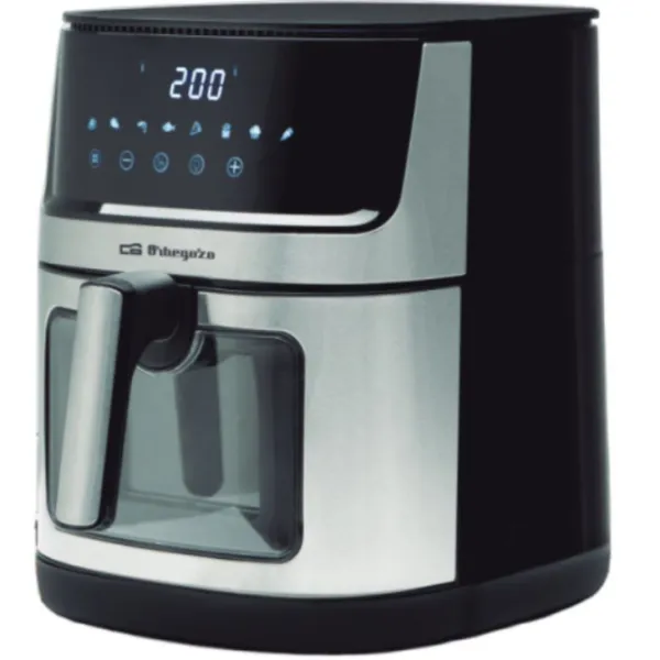 Freidora por Aire / Sin Aceite Orbegozo FDR 8020/ 2000W/ Capacidad 8L