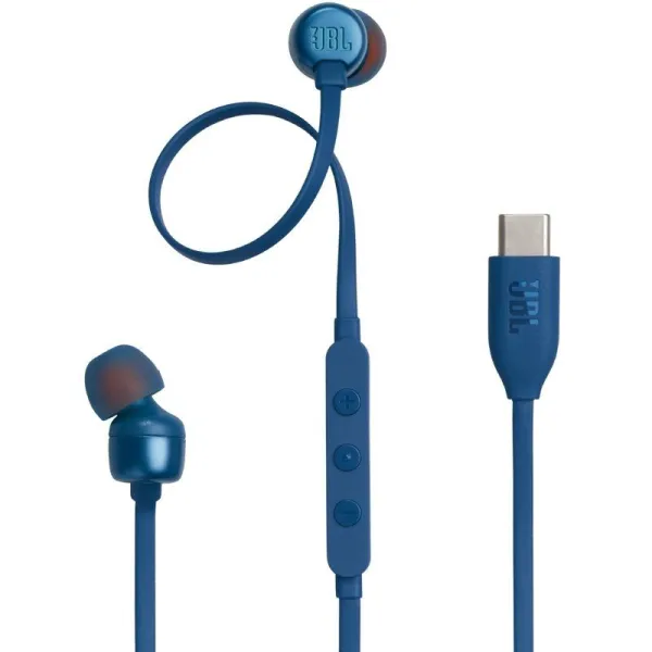 JBL Tune 310C USB Auriculares Alámbrico Dentro de oído Llamadas/Música USB Tipo C Azul