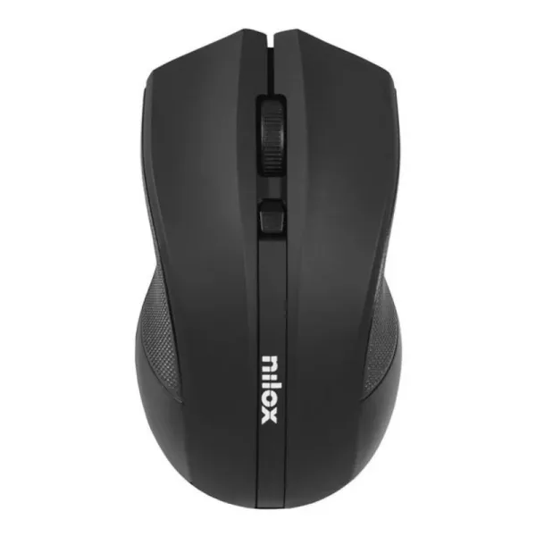 Nilox Ratón Óptico Inalámbrico Ambidestro 1600DPI Negro