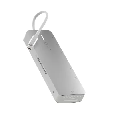 Hub 9 Puertos Ssd Pro Usb-c 140w Gris Linq