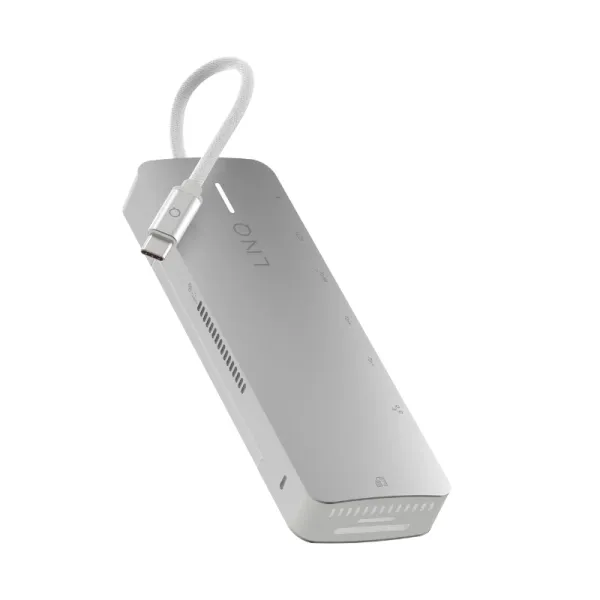 Hub 9 Puertos Ssd Pro Usb-c 140w Gris Linq