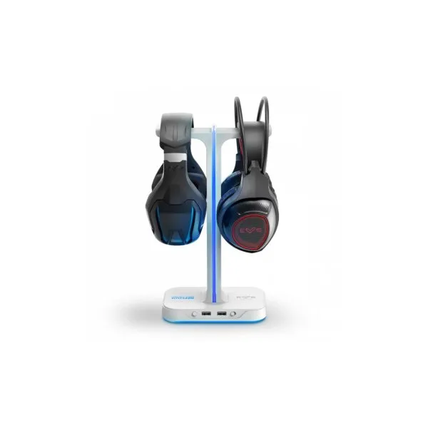 Energy Sistem Gaming Headset Stand ESG S3 DUO Soporte activo para teléfono móvil Auriculares, Teléfono móvil/smartphone Blanco