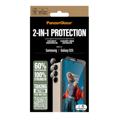 PanzerGlass - Protección completa para Samsung S25 PanzerGlass - Protección completa para Samsung S25