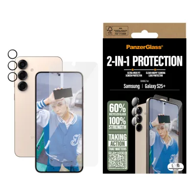 PanzerGlass - Protección completa para Samsung S25+