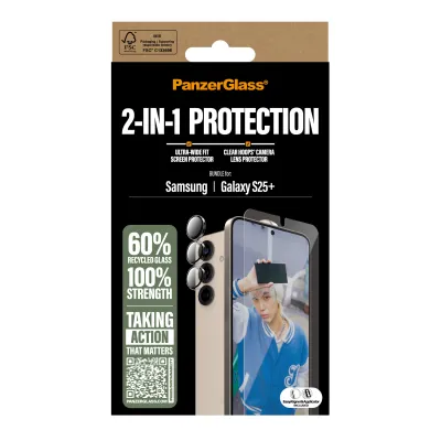 PanzerGlass - Protección completa para Samsung S25+