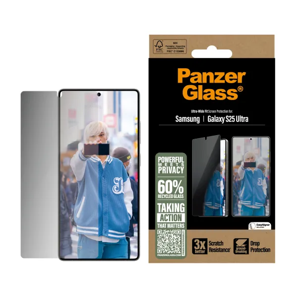 PanzerGlass Ultra Wide Fit Privacy Protector de pantalla Samsung 1 pieza(s)