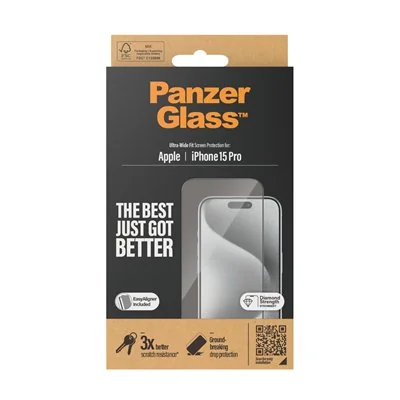 PanzerGlass Ultra Wide Fit Protector de pantalla Apple 1 PanzerGlass Ultra Wide Fit Protector de pantalla Apple 1