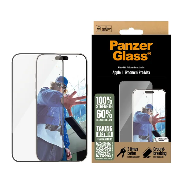 PanzerGlass PG Scrn iPhone 16 6.9Inch Pro UWF Protector de pantalla Apple 1 pieza(s)