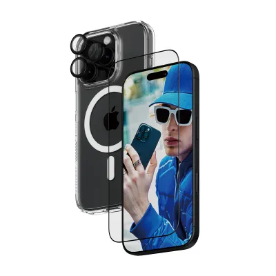 PanzerGlass 3en1 Pack para iPhone 16 Pro Protector de pantalla PanzerGlass 3en1 Pack para iPhone 16 Pro Protector de pantalla