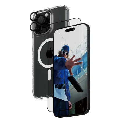 PanzerGlass 3en1 Pack para iPhone 16 Pro Max Protector de PanzerGlass 3en1 Pack para iPhone 16 Pro Max Protector de