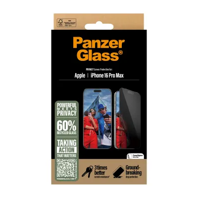 PanzerGlass PG Priv Scrn iPhone 16P 6.9Inch UWF Protector de PanzerGlass PG Priv Scrn iPhone 16P 6.9Inch UWF Protector de