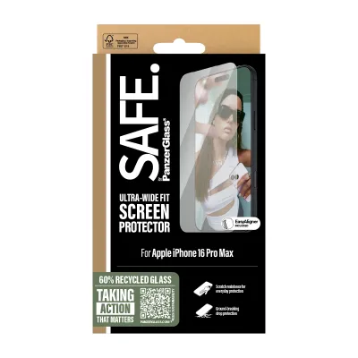 PanzerGlass SAFE by PG Scrn iPhone 16P 6.9Inch UWF Protector de PanzerGlass SAFE by PG Scrn iPhone 16P 6.9Inch UWF Protector de