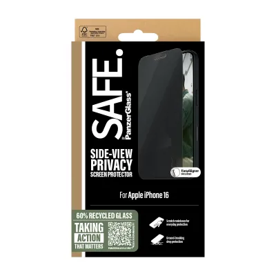 PanzerGlass SAFE by PG Priv Scrn iPhone 16 6.1 UWF Protector de PanzerGlass SAFE by PG Priv Scrn iPhone 16 6.1 UWF Protector de