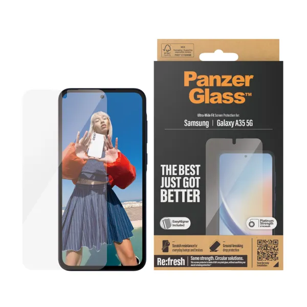 PanzerGlass Re Fresh Samsung New A34 5G UWF Protector de pantalla 1 pieza(s)
