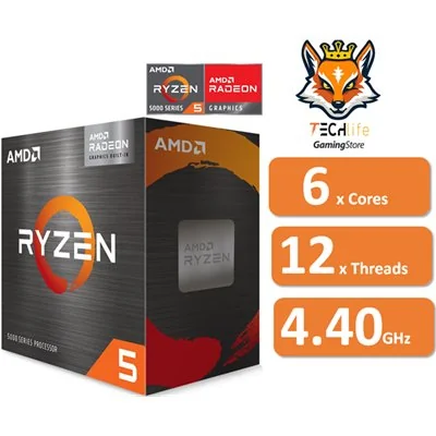 AMD Ryzen 5 5600G 4.40GHz AMD Ryzen 5 5600G 4.40GHz