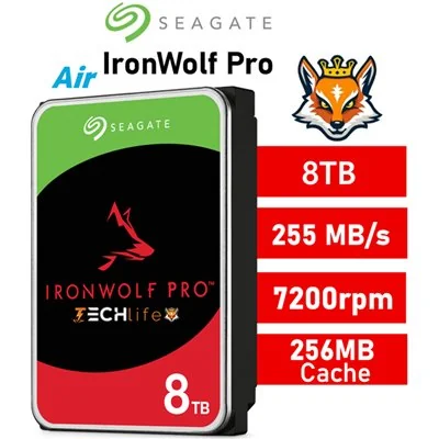 Disco Duro Seagate IronWolf Pro ST8000NT001 3.5" 8TB SATA Disco Duro Seagate IronWolf Pro ST8000NT001 3.5" 8TB SATA