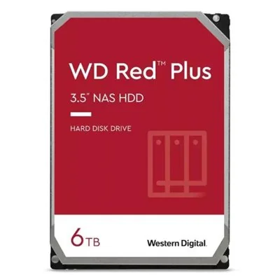 Disco Duro WD Red Plus NAS 6TB Disco Interno HDD 3.5" 256MB
