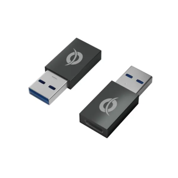 Conceptronic DONN Pack 2 Adaptadores OTG USB-A 3.0 Macho a USB-C Hembra 