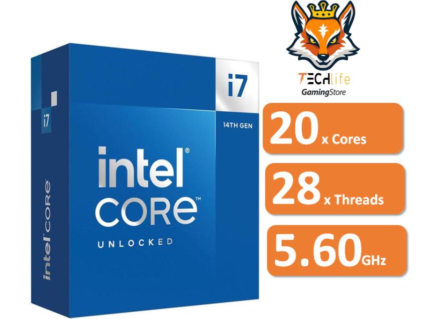 Intel Core i7-14700K 20x Cores a 3.40Ghz/5.6Ghz 33MB Socket 1700 | ...