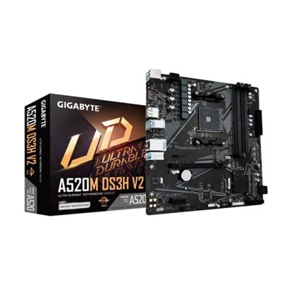 Placa Base Gigabyte A520M DS3H V2 Socket AM4/ Micro ATX