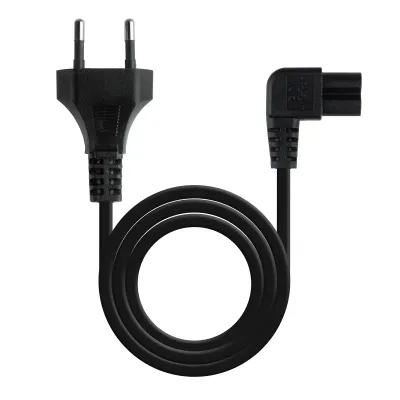 Nanocable Cable de Alimentación Acodado CEE7 Macho a C7 Hembra