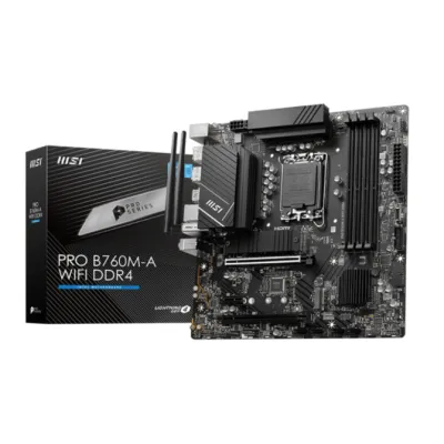 MSI PRO B760M-A WIFI DDR4 placa base Intel B760 LGA 1700 micro
