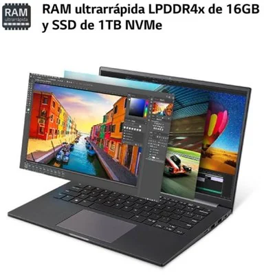 Portátil LG Ultra 16UD70R-G.AX56B AMD Ryzen 5 7530U/16GB/512GB