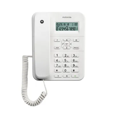 Motorola CT202 Teléfono analógico Identificador de llamadas Motorola CT202 Teléfono analógico Identificador de llamadas