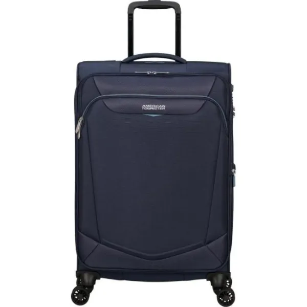 Maleta American Tourister SummerRide Spinner 69cm/ 69x43x29cm/ 4 Ruedas/ Azul Marino