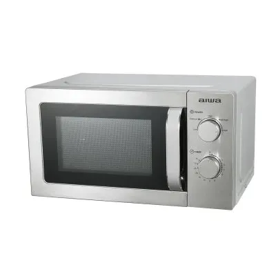Microondas Aiwa Mw-200sl Frontal Acero Inox Capacidad 20l