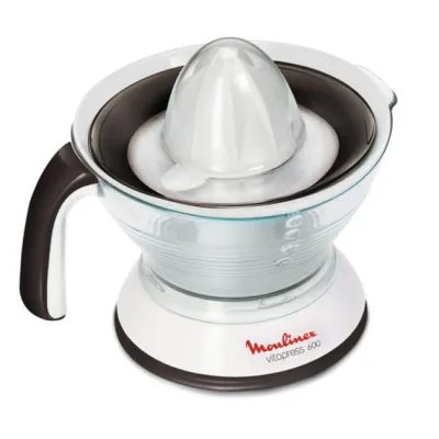 Moulinex Vitapress 600 PC300B10 Exprimidor 30W Blanco/Negro