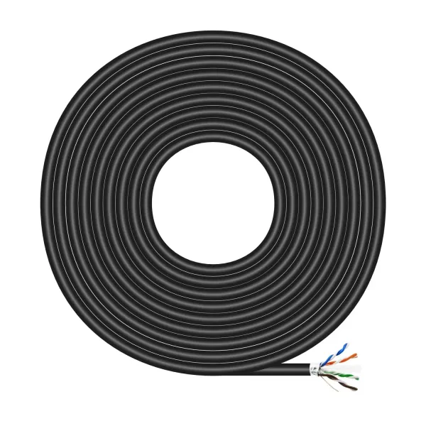 Aisens A135-0674 Bobina de Cable RJ45 FTP AWG24 Cat.6 305m Negro 