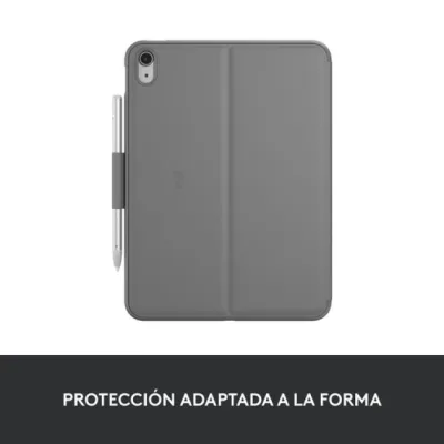 Logitech Slim Folio Funda Gris con Teclado para iPad 10th