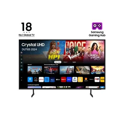 Televisor Samsung Crystal UHD TU50DU7105 50'/ Ultra HD 4K/
