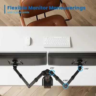 Ewent EW1512 Soporte de Mesa para Dos Monitores hasta 32"