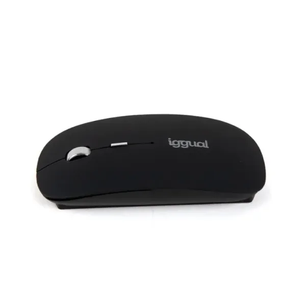 Iggual BOM Ratón Inalámbrico 1600DPI Negro